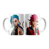 Taza Ceramica Arcane League Of Legends Lol - Con Cajita