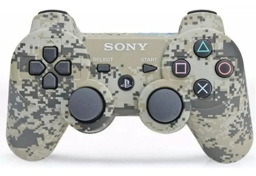 Gamepad Playstation Dualshock 3 Camuflado Bluetooth+cable