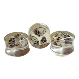 Expansores Acrilico Calavera De 14mm A 22mm!!