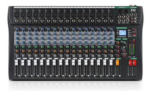 Xtuga Ct160x Mezcladora De 16 Canales Mixer Usb