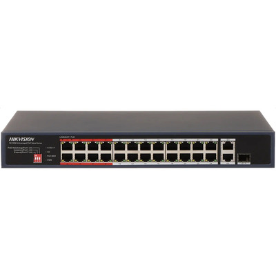 Switch Hikvision 24p Poe Ds-3e0326p-e\u002Fm(c) | Meses sin interés