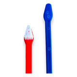 Kit X2 Cepillo De Dientes Doble P/ Perros 