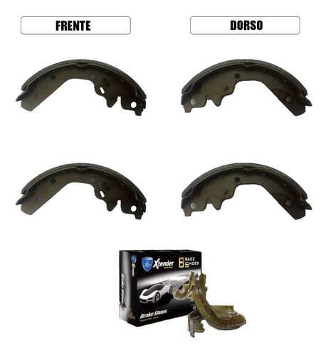 Bandas De Freno Traseras Dodge Stratus 2001 2002 2003 1473 Foto 2