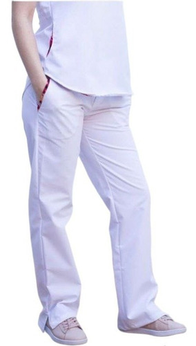 Pantalones Sueltos De Ambos Lisos Blancos De Dama Arciel