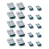 XcoaziPod, 20 Unidades, Conectores Usb 2.0 Macho Y Micro De