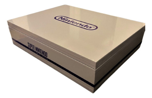 Caixa De Mdf Personalizada Super Nintendo 
