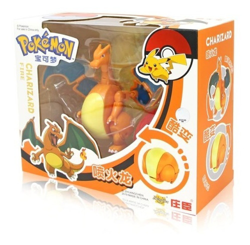 Pokemon Pokebola Figura Coleccionable Lanzador Pop Charizard