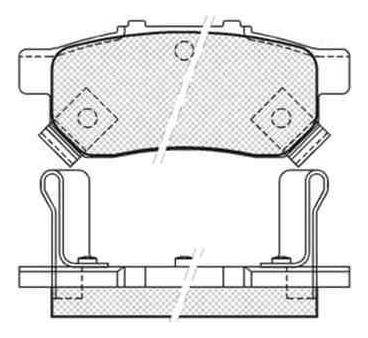 Pastillas Freno Para Honda Integra Ii 1.8 16v 92/93 Trasera Foto 3