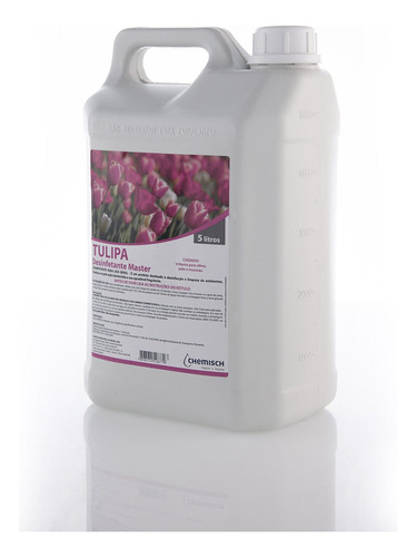 Desinfetante Master Tulipa 5l De Excelente Ação Bactericida