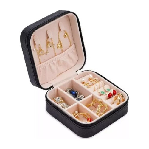 Joyero Caja Mini Portátil Joyas Viaje Organizador Estuche