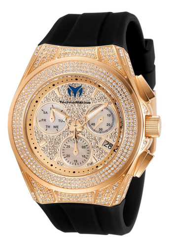 Technomarine Tm- Cruise Pave, Unisex, Reloj De Oro Rosa De .