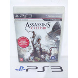 Assassin's Creed Iii Ps3 Mídia Física Original P/ Entrega