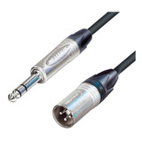 Cable Xlr Macho A Plug 6.3 Balanceado 3 Mts Conector Neutrik