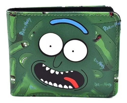 Cartera Billetera Rick Morty Pepinillo Pickle Pepino Envio F