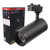 Spot Led P/trilho Elegance 12w Preto Am 3000k Avant