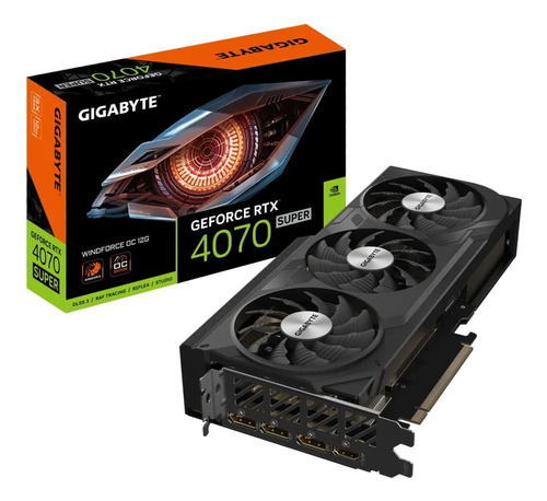  Placa De Vídeo Rtx 4070 Super Gigabyte Nvidia Geforce 12gb