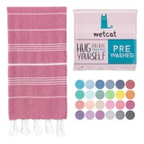 Toalla Turca Wetcat, Super Liviana, Muy Absorbente, Fucsia