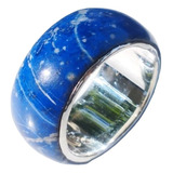 Anillo Lapislazuli Y Plata.