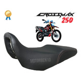 Asiento Vento Crossmax 250 Negro Alta Calidad Antideslizante