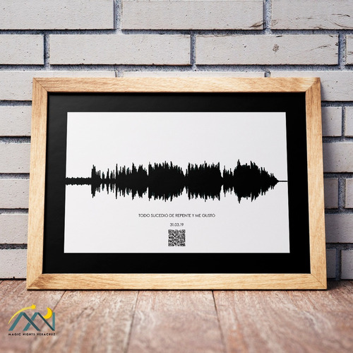 Regalo Aniversario Personalizado Novia Novio Soundwave