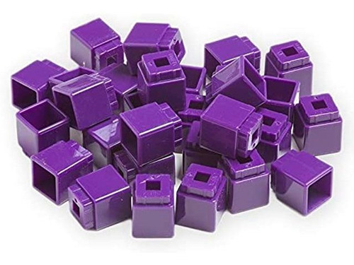 Didax Recursos Educativos Unifix Cubos Púrpura Bolsa De 100