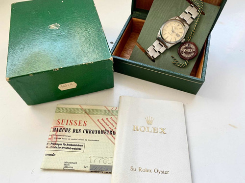 Reloj Rolex 1500 Caja Y Papeles Año 1969