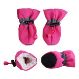 4 Unids/set Zapatos For Perros Impermeables Chihuahua