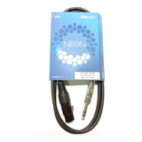 Kw Kwc 185 Neon Cable Canon Xlr Hembra / Plug Stereo 1,5 Mts