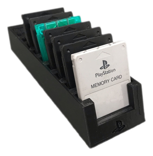 Organizador Para 10 Memory Cards De Playstation Sony 1 Y 2