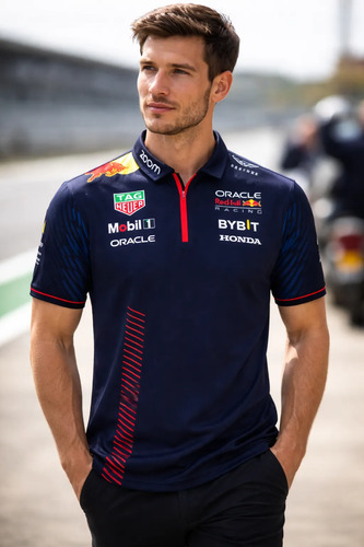 Nuevo Camiseta Checo Pérez Fórmula 1 Red Bull Polo Team 2025