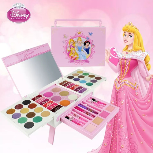 Cosméticos Kit De Beleza Mini Infantil Disney Princesaa