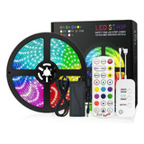 Tiras De Luces Led Con , Flexible Rgb , No Impermeable, 5m