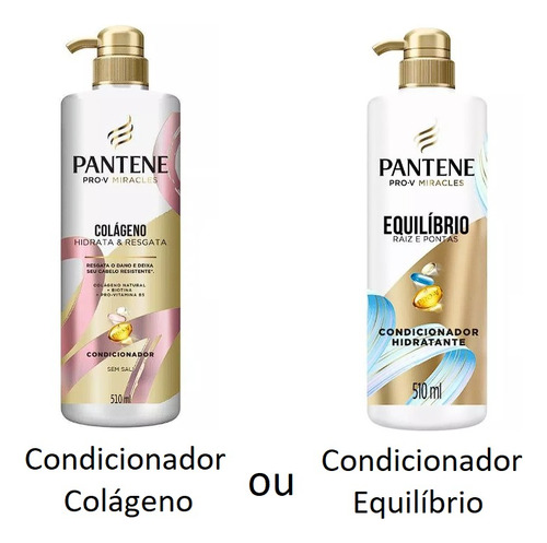 Condicionador Pantene Colágeno Ou Equilíbrio - 510ml