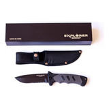 Cuchillo Táctico Explorer Mod. 0049 25 Cm - Hay Muela Kabar Color Negro