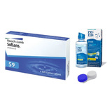 Lente De Contato Soflens 59 Incolor Com Grau - Bausch Lomb