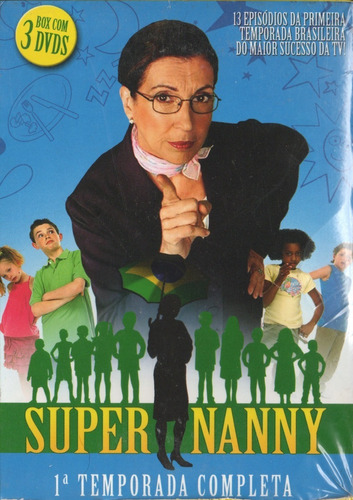 Super Nanny Box 3 Dvd 1ª Temporada Completa Novo Original 