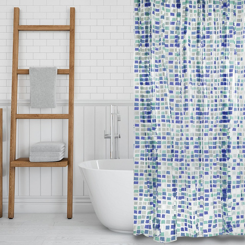 Cortina De Baño De Pvc Impermeable Estampada Jean Cartier