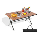 Issimober Mesa De Picnic Portátil, Mesa De Campamento Plegab