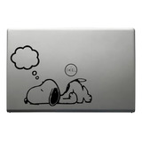 Calcomania Sticker Laptop Snoopy Nube Soñando Vinil