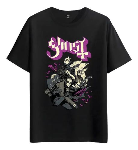 Tshirt Muscle Freaks Ghost Band Estilo Rock Música