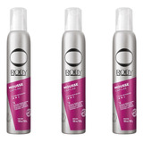 Kit X3 Mousse Capilar Espuma Modeladora 190ml