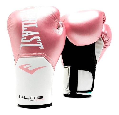 Guante Box Everlast Elite Pro Style 12 Y 14 Oz Rosa