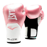 Guante Box Everlast Elite Pro Style 12 Y 14 Oz Rosa