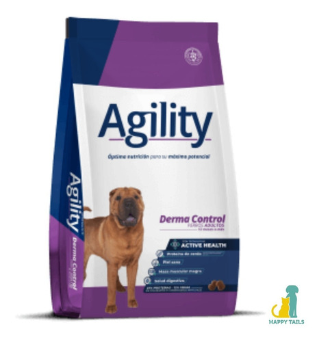 Agility Derma Control Cerdo X 15 Kg - Happy Tails