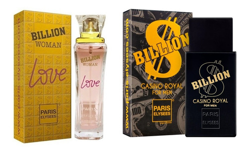 Perfume Billion Casino + Billion Woman Love - Paris Elysees 