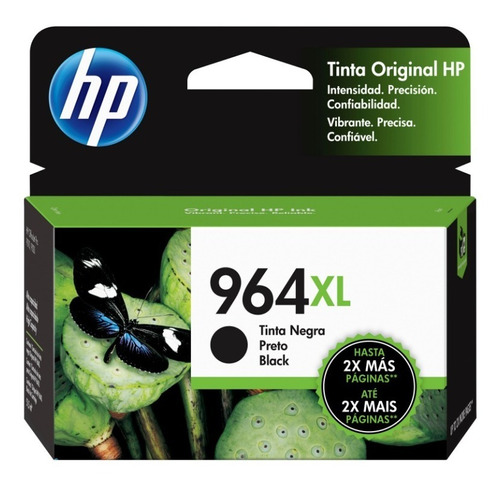 Cartucho De Tinta Hp 964xl Negro Original (3ja57al)