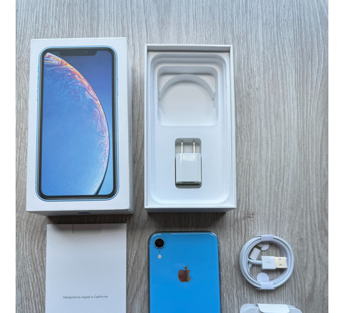 Apple iPhone XR 64 Gb - Azul | Cargador Y Audífonos Nuevos.