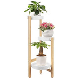 Soporte Para Plantas De Bambu Baidall Estante De Exhibicio