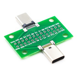 Placa Pcb Tipo C Macho A Hembra Usb 3.1 24 Pines 2.54 Mm Est