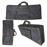 Capa Bag Master Luxo Teclado Yamaha Psr E463 Preto Carbon